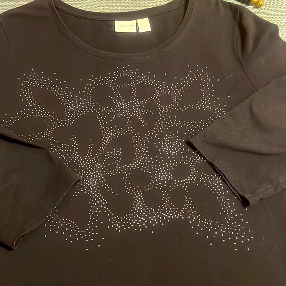 Chico’s size 3=L 14-16, good looking bling on front - Picture 8 of 8